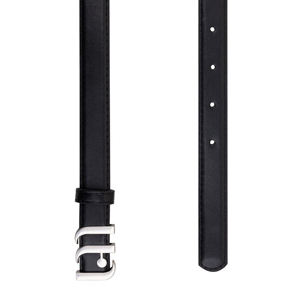 Lofty Manner - Belt Yuna - Vegan Leather - Black/Silver