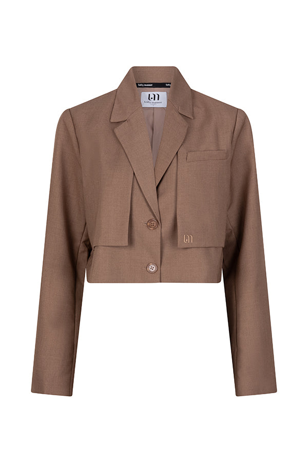 Lofty Manner - Blazer Donja - Cropped - Beige
