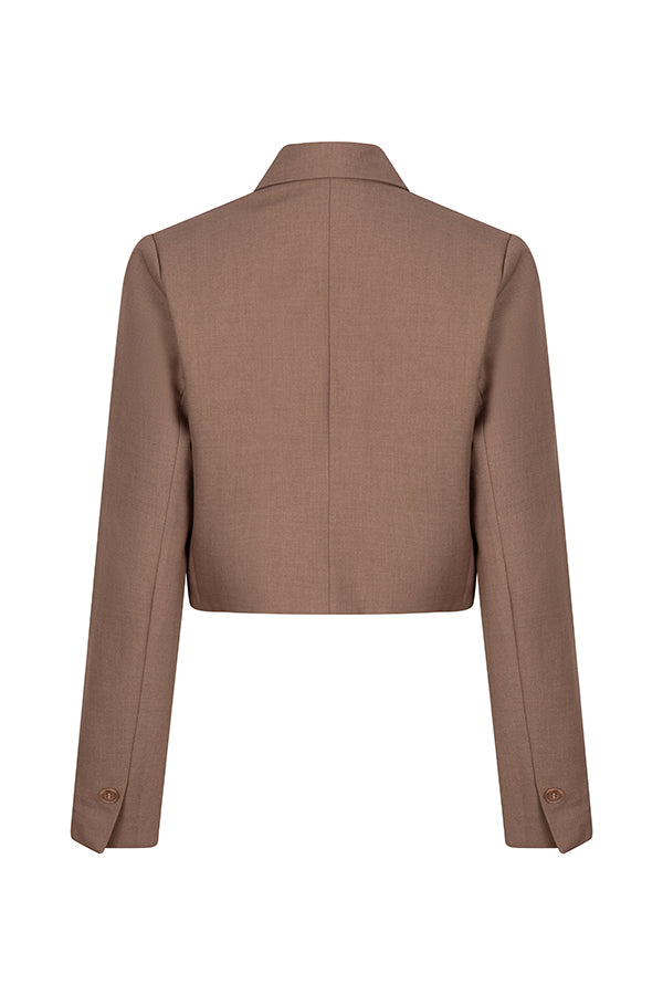 Lofty Manner - Blazer Donja - Cropped - Beige