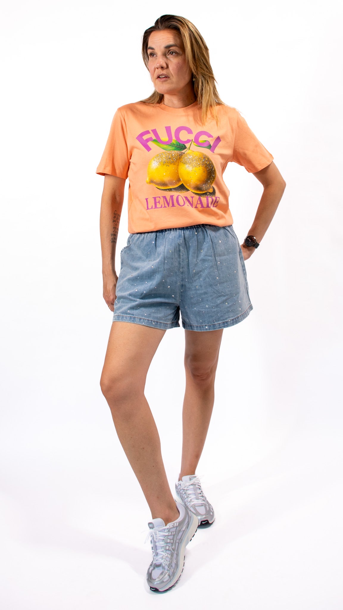 T-shirt Fucci Lemonade Lilac - Peach