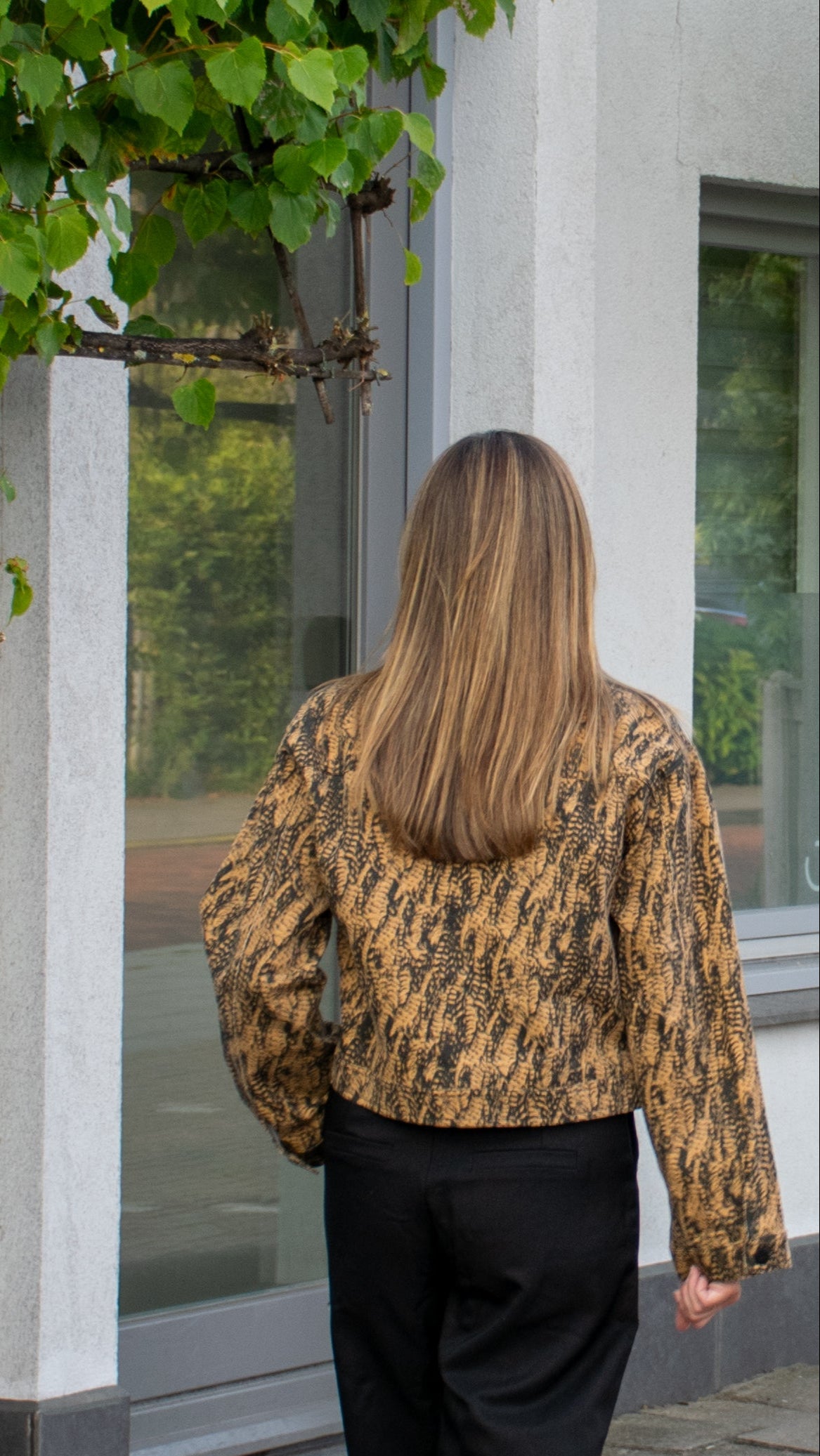 Lofty Manner - Jacket Maria - Feathers print