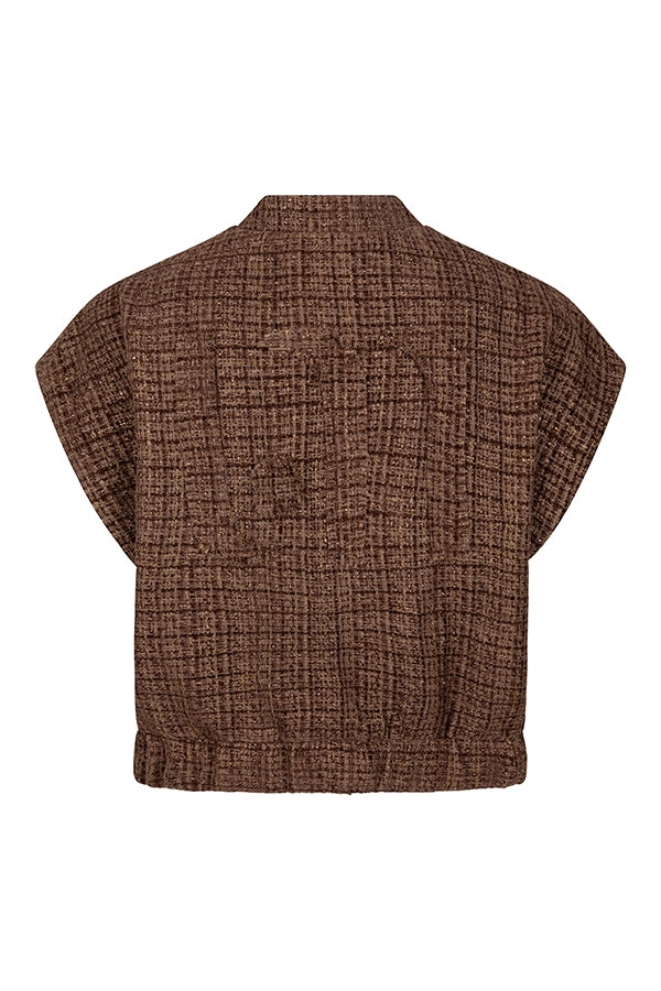 Lofty Manner - Gilet Salwa - Cropped - Bruin