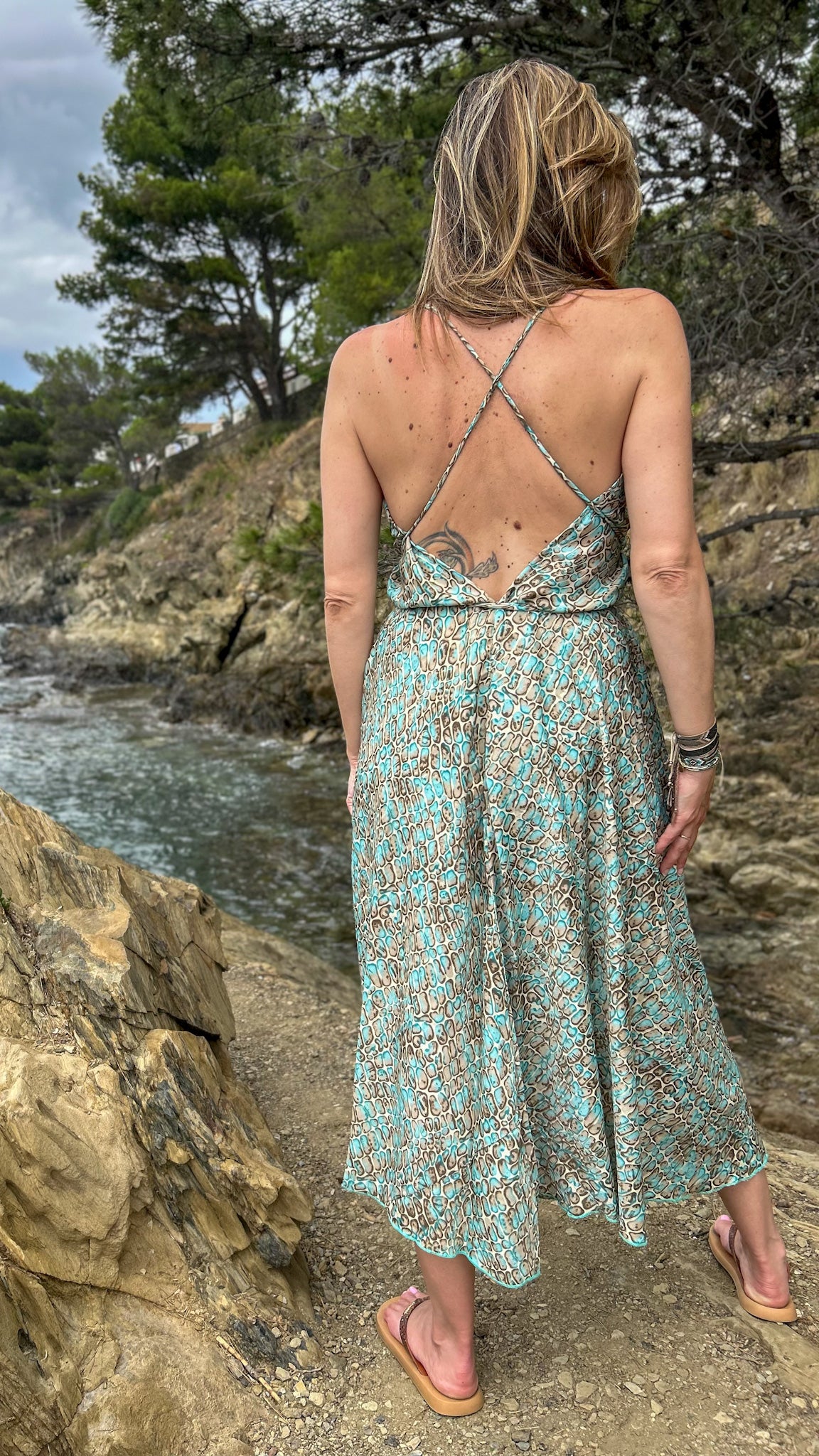 Lara Ethnics Ibiza mid Dress Vic