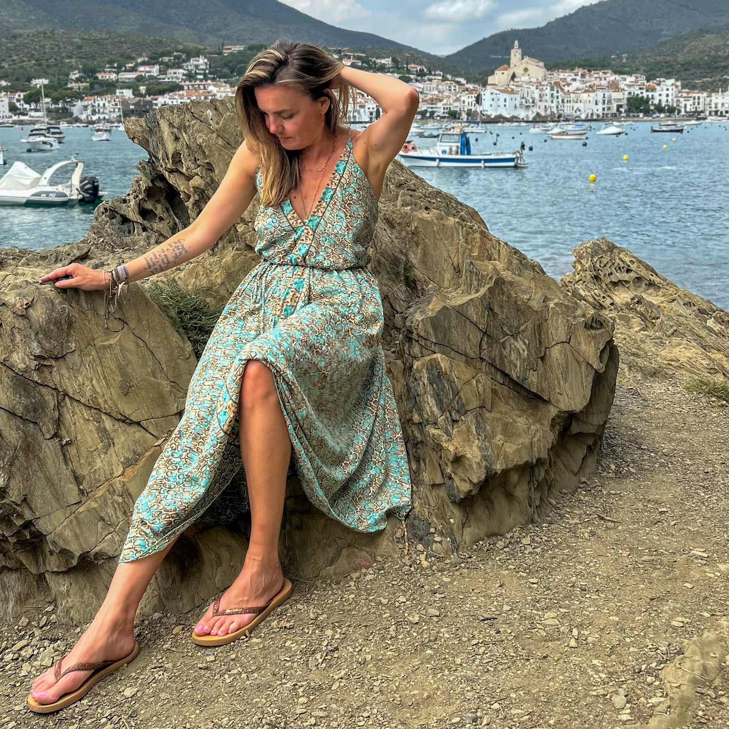 Lara Ethnics Ibiza mid Dress Vic
