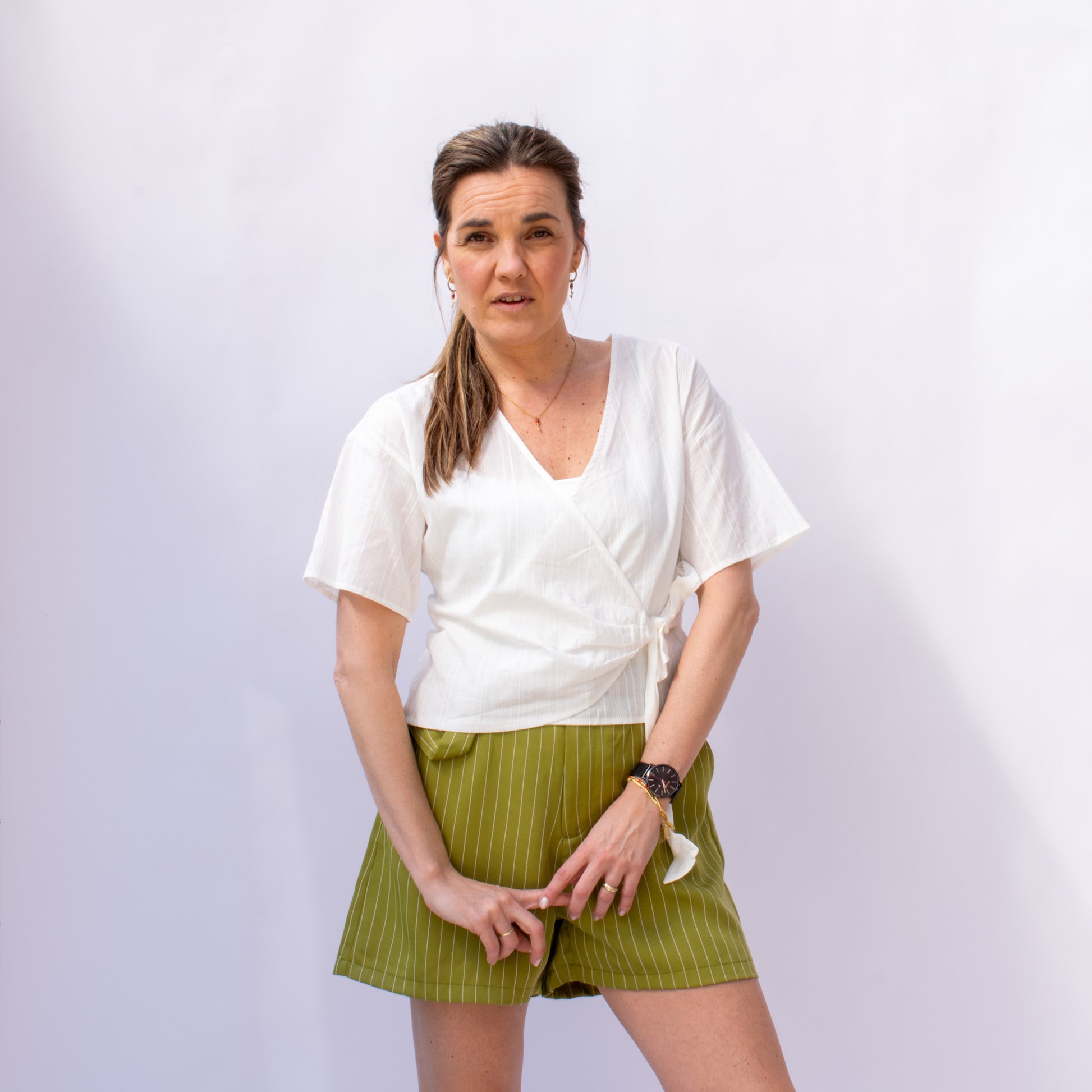 Lofty Manner Blouse Mila White