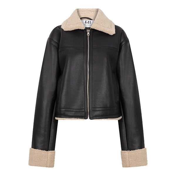 Lofty Manner - Coat Ruby - Black