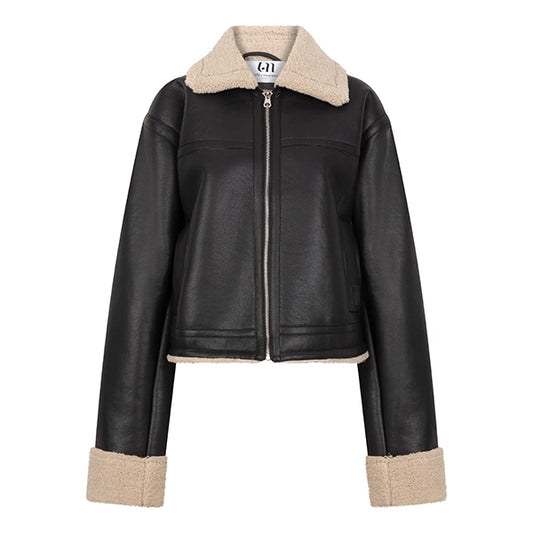 Lofty Manner - Coat Ruby - Black