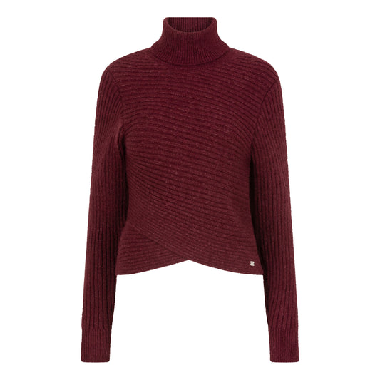 Lofty Manner - Sweater Katja - Burgundy - Red