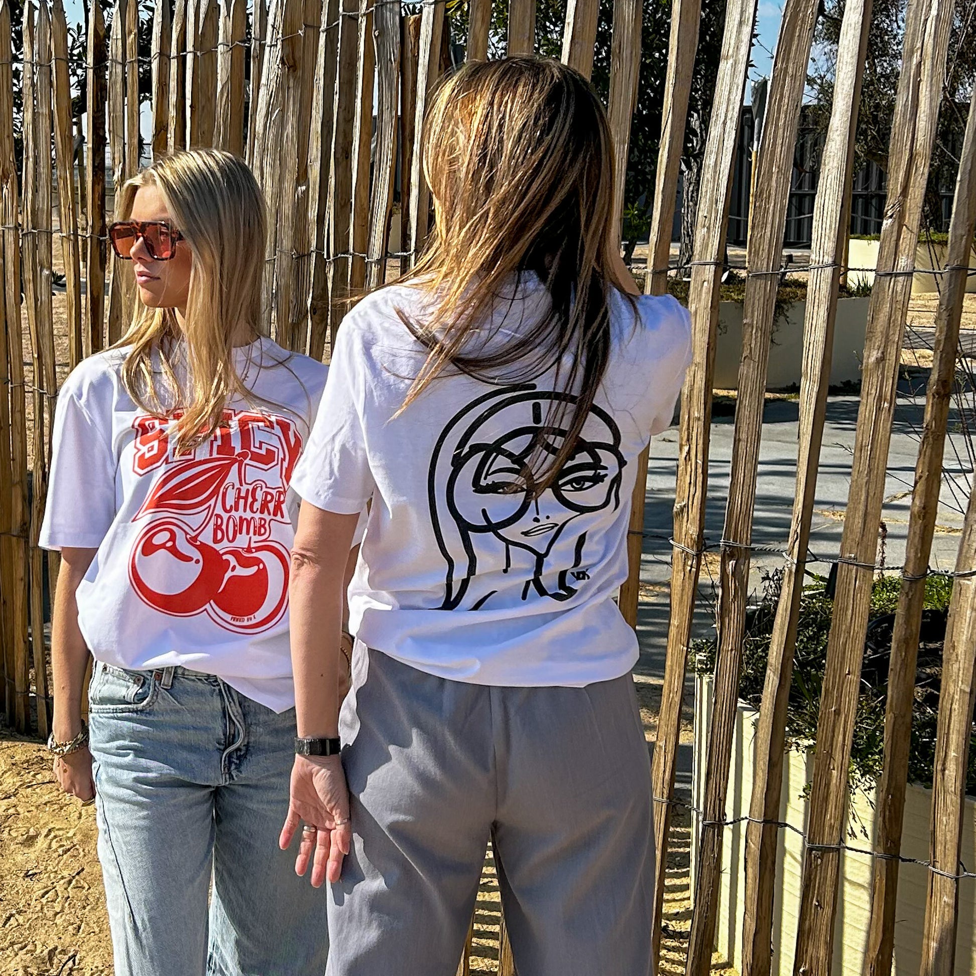 T-shirt Keep Fashion Classic Back White
