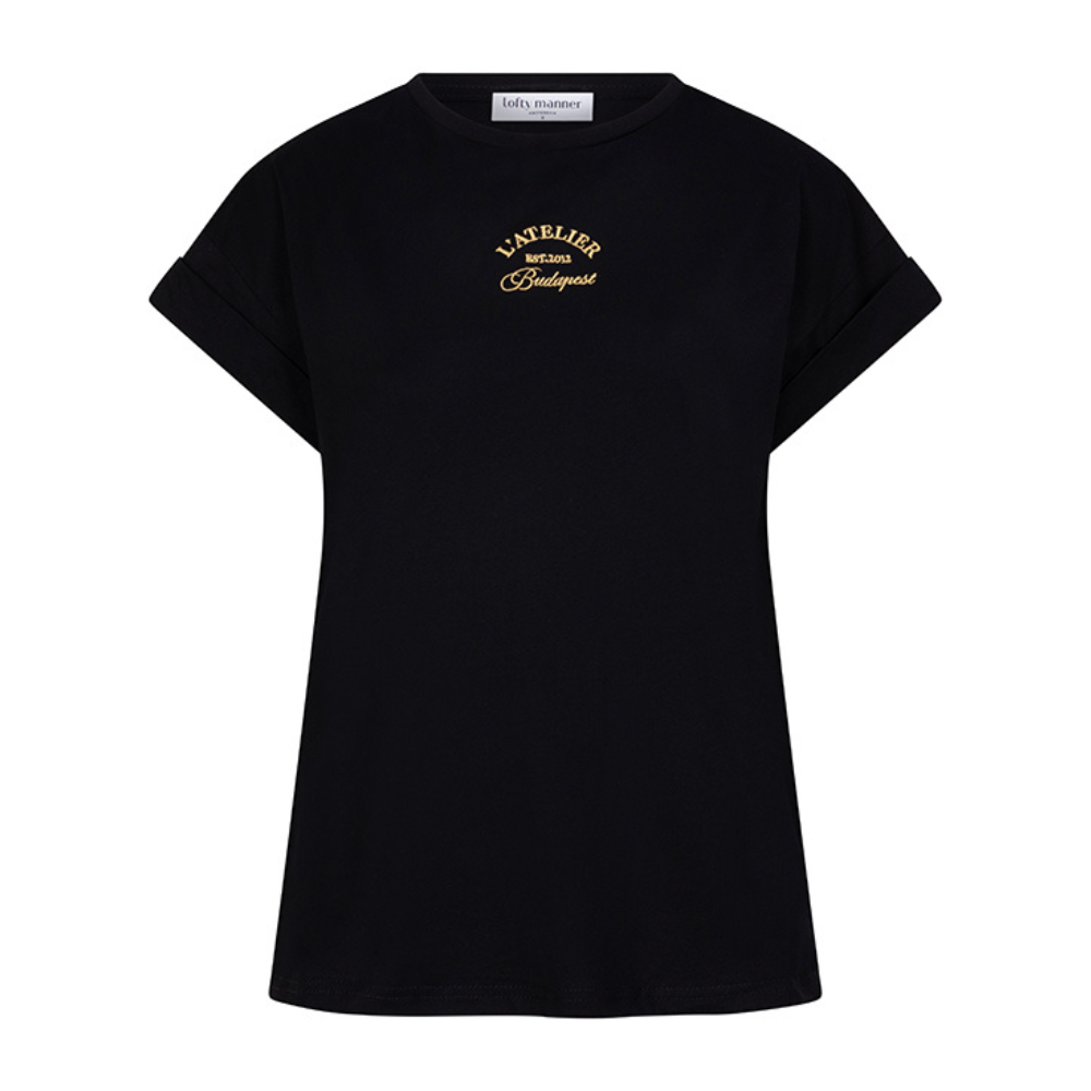 Lofty Manner - T-shirt Monika - Black
