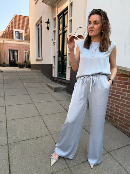 Amaya Amsterdam - Fleur Top - Blue - Marve Amsterdam