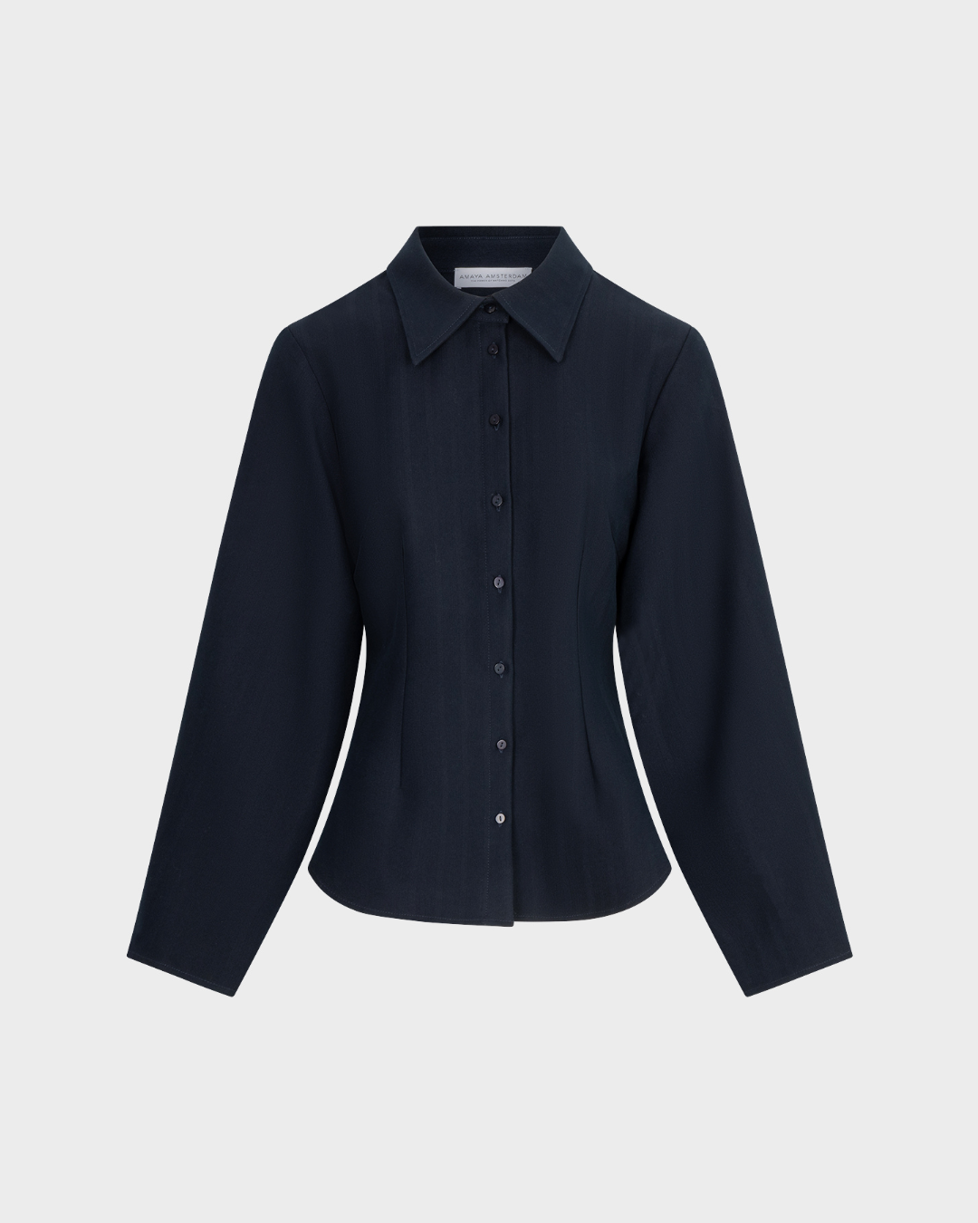 Amaya Amsterdam - Loui Blouse - Slim Fit - Blue