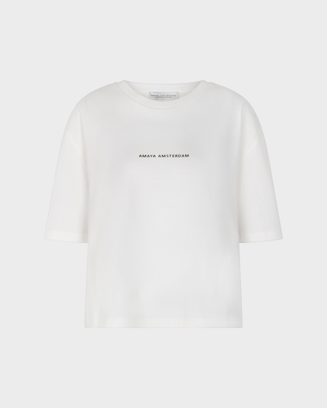 Amaya Amsterdam - Bailey T-shirt - Cropped - White