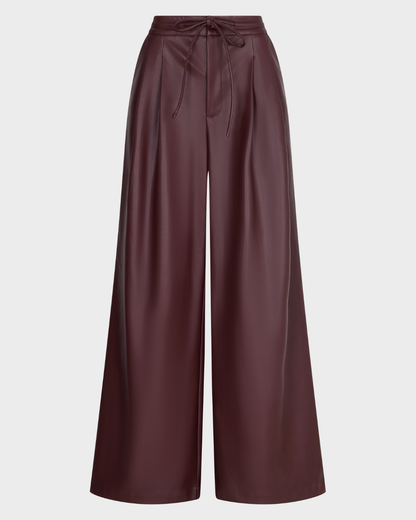 Amaya Amsterdam - Thorne Pants - PU Faux Leather - Bordeaux