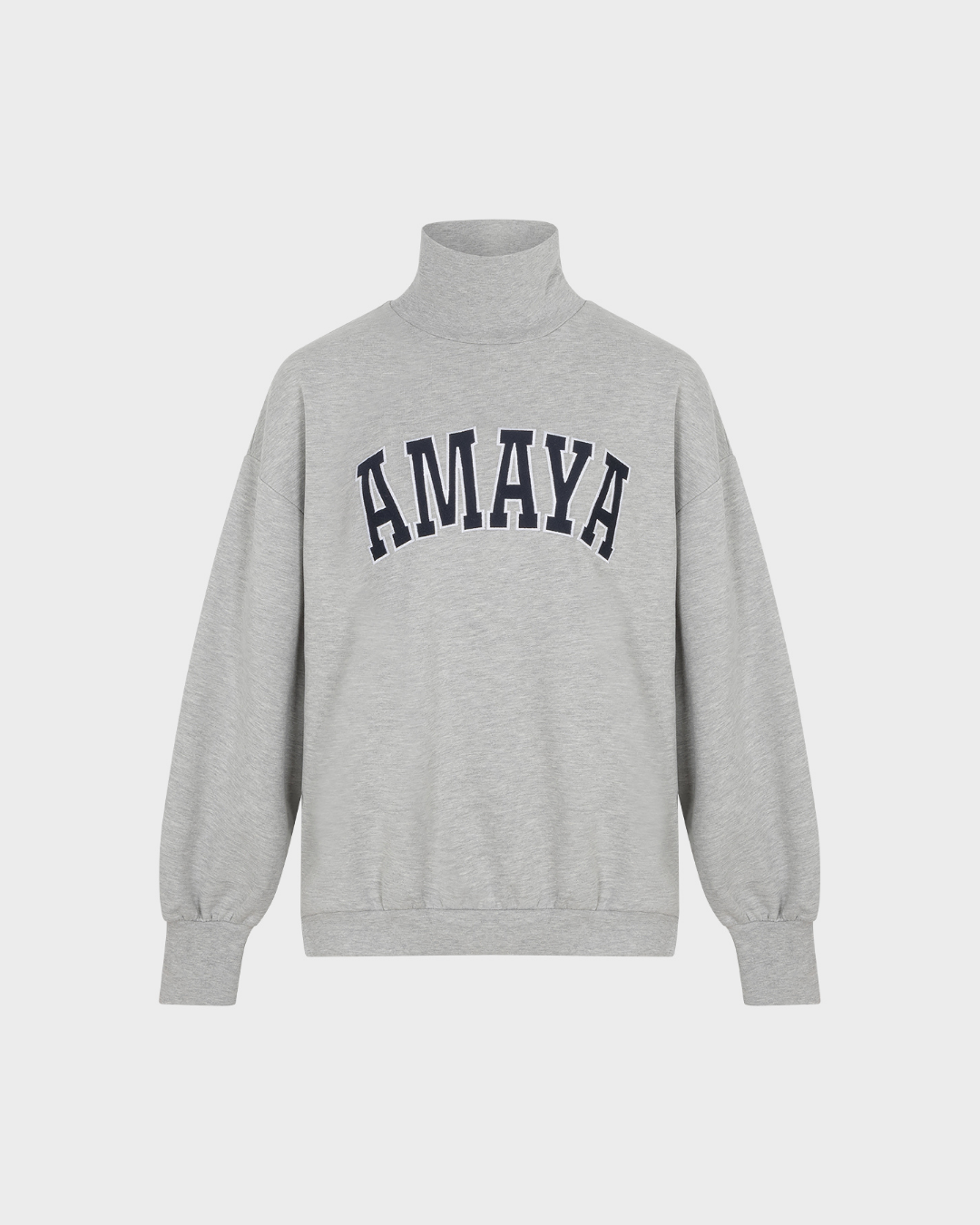 Amaya Amsterdam - Amaya Sweater - Turtle Neck- Grey