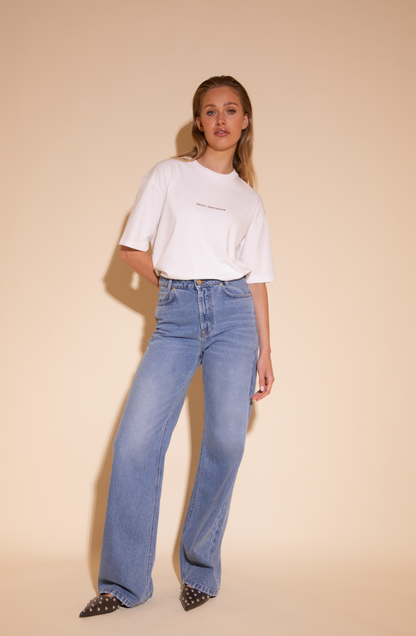 Amaya Amsterdam - Baylie Logo T-shirt - Blue