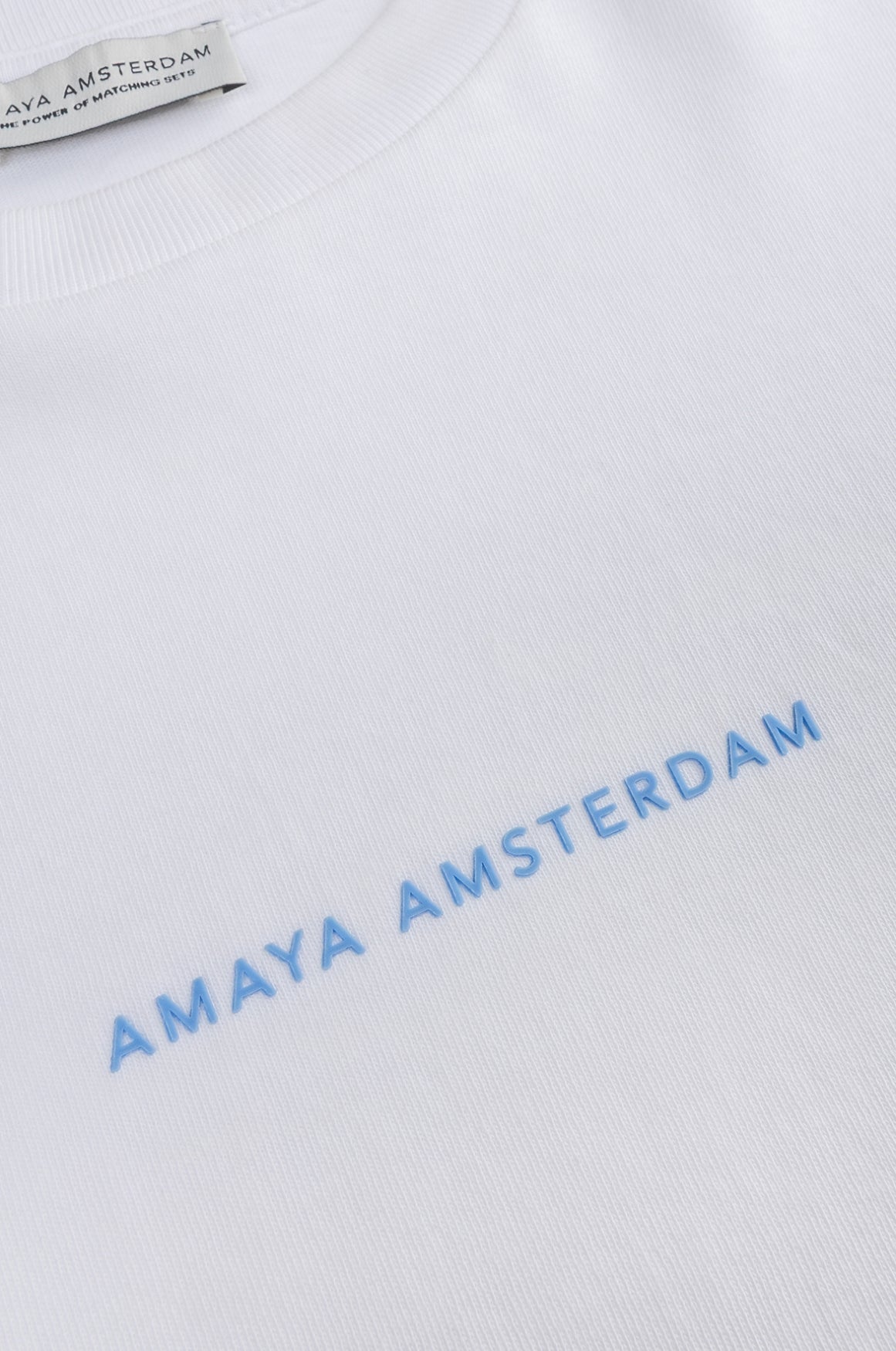 Amaya Amsterdam - Baylie Logo T-shirt - Blue