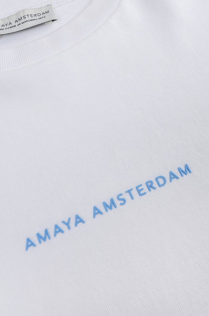 Amaya Amsterdam - Baylie Logo T-shirt - Blue