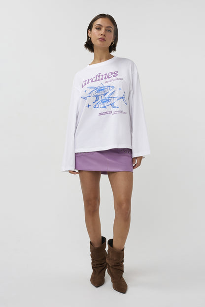 Studio Amaya - T-shirt Sardines - White