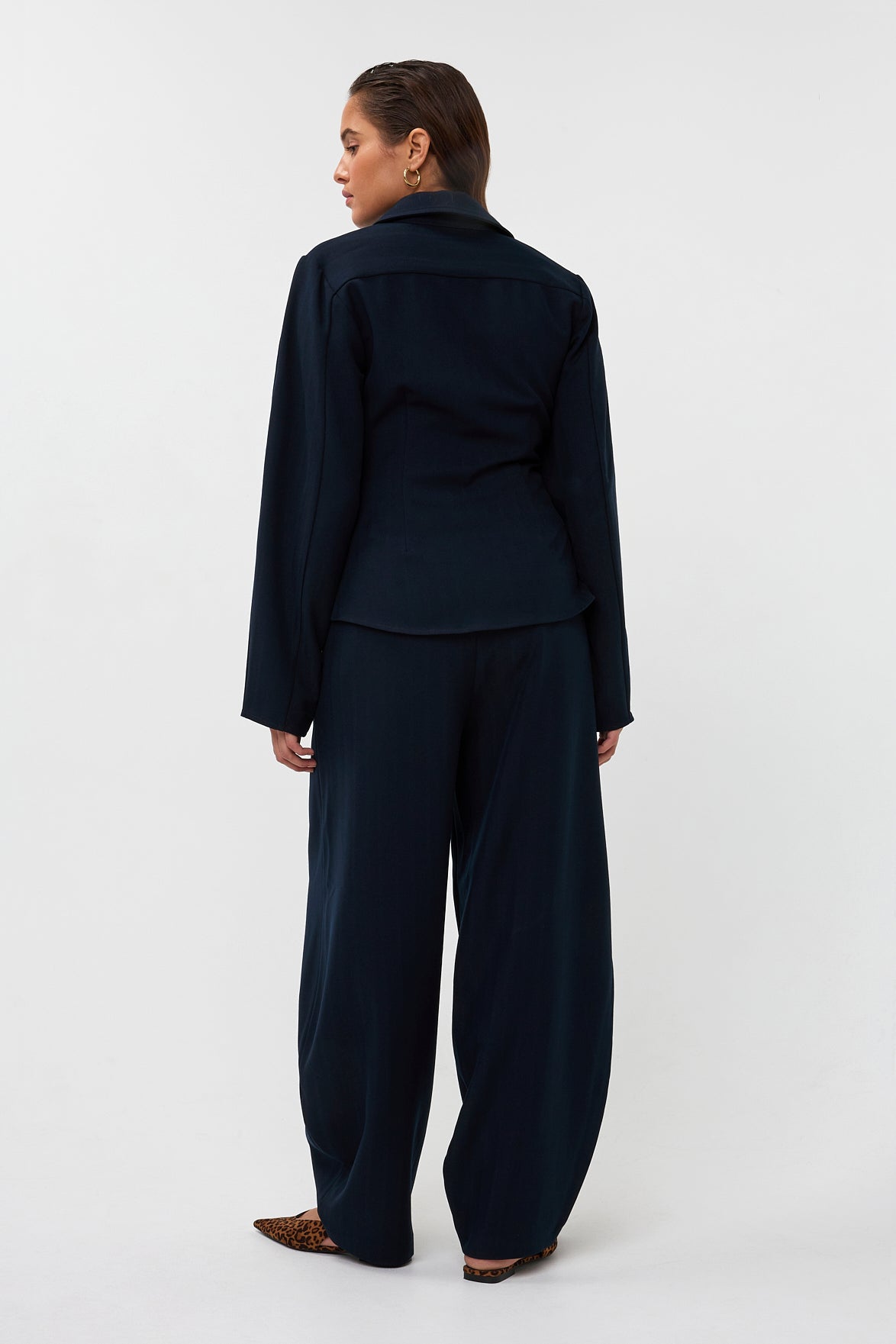 Amaya Amsterdam - Evi Pants - Balloon Fit - Blue