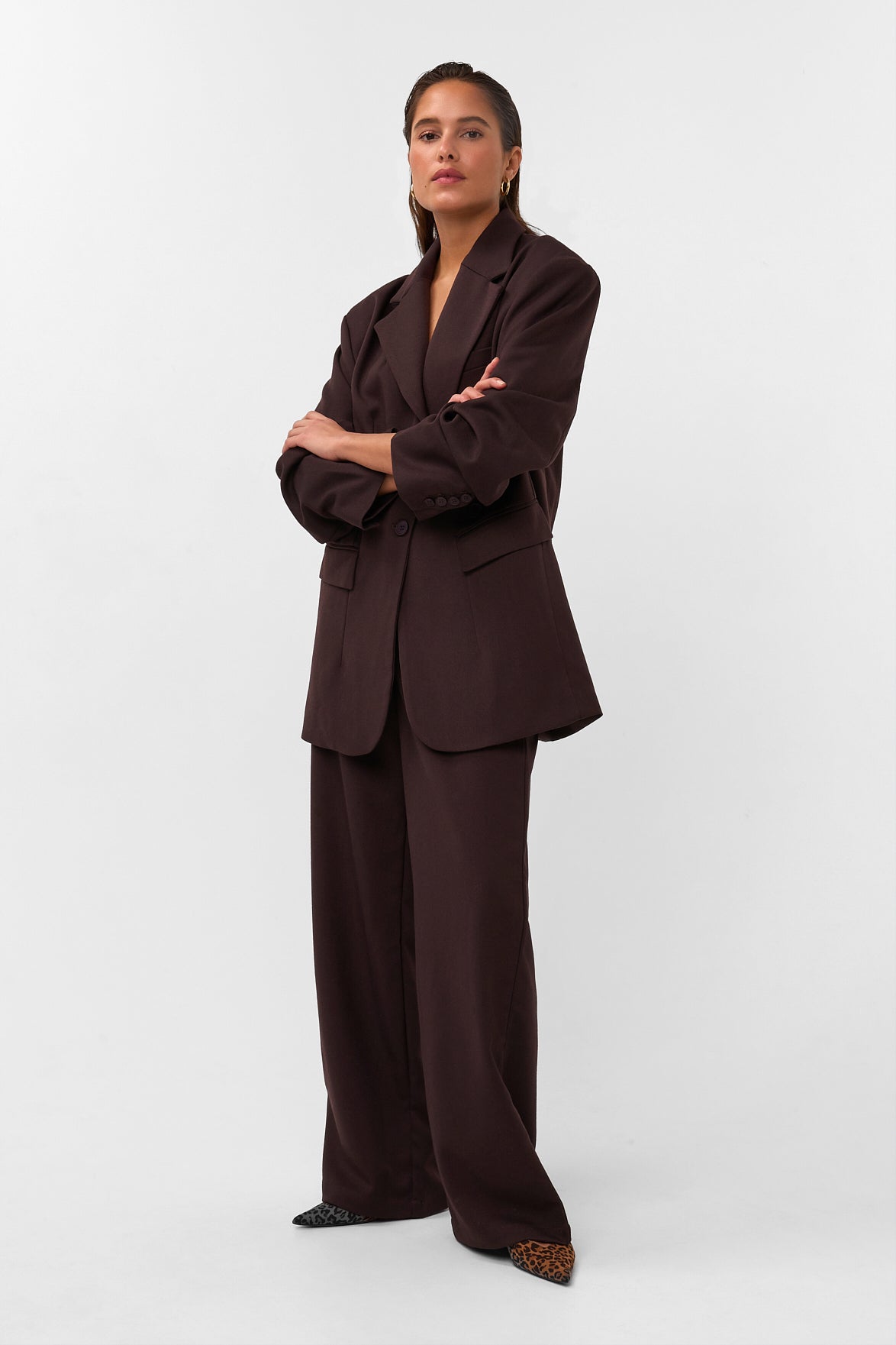 Amaya Amsterdam - Vera Pants - Straight Leg - Brown