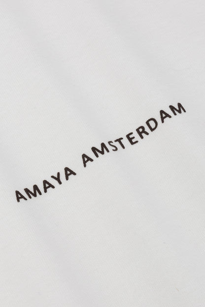 Amaya Amsterdam - Bailey T-shirt - Cropped - White
