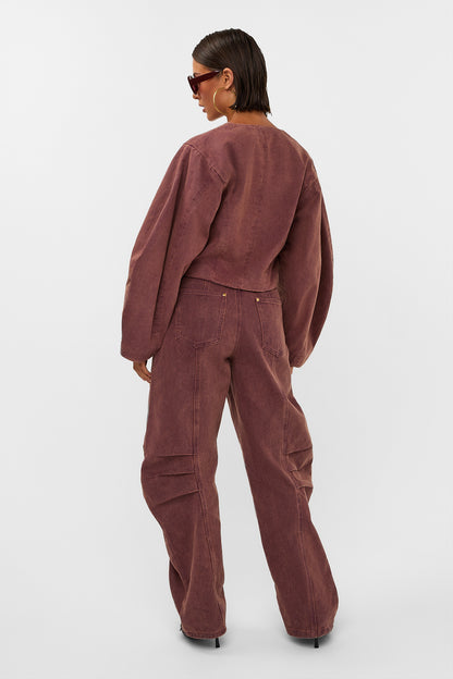 Studio Amaya - Rift pants - Bordeaux - Balloon Fit