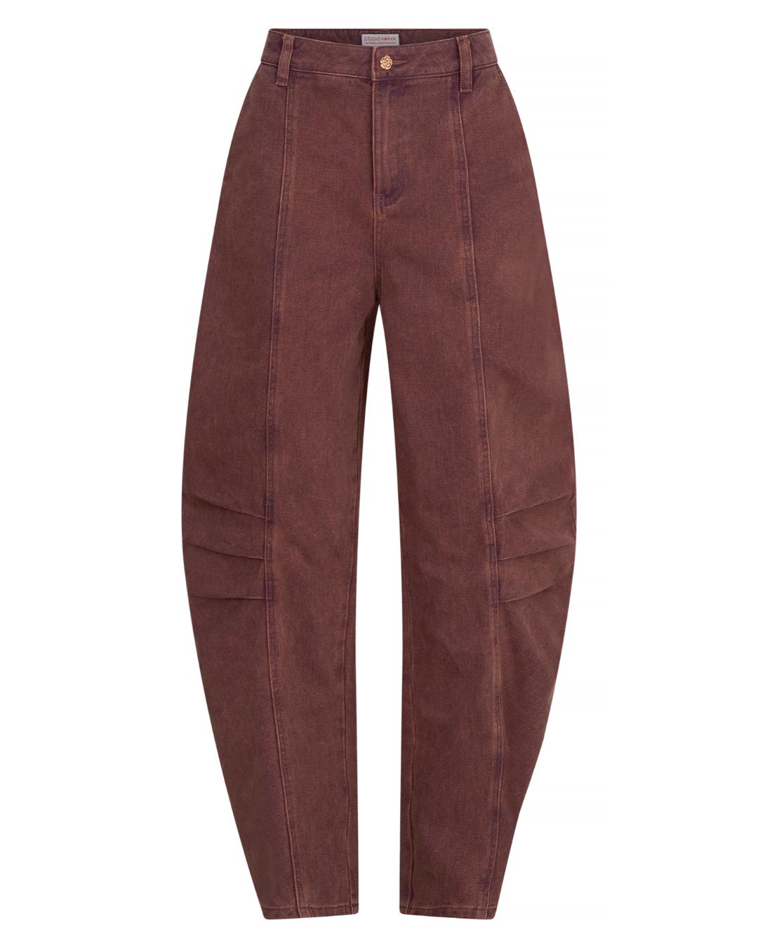 Studio Amaya - Rift pants - Bordeaux - Balloon Fit