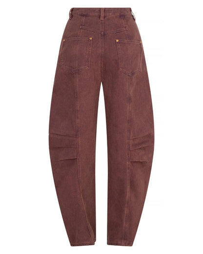 Studio Amaya - Rift pants - Bordeaux - Balloon Fit