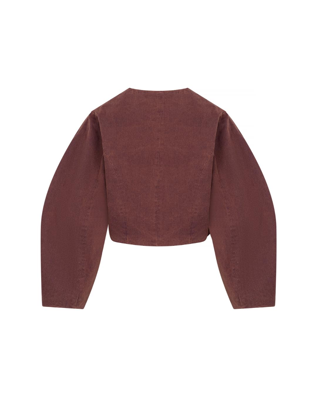 Studio Amaya - Kael Jacket - Cropped Fit - Bordeaux