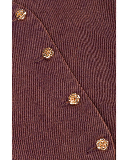 Studio Amaya - Kael Jacket - Cropped Fit - Bordeaux