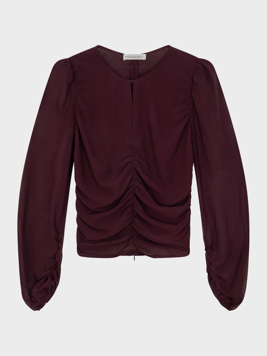 Amaya Amsterdam - Icy Blouse - Aubergine