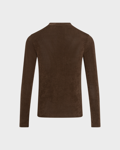 Amaya Amsterdam - Lara Top - High Collar - Brown