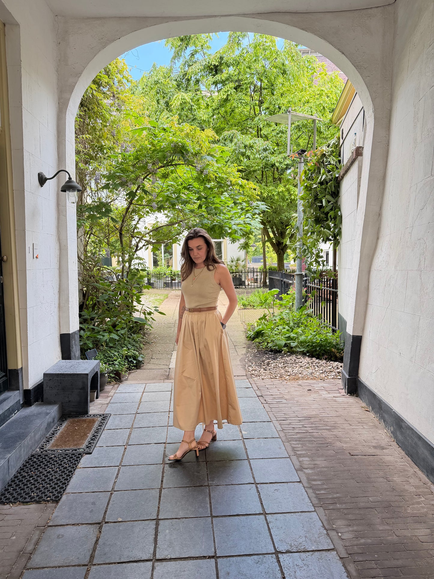 Amaya Amsterdam - Sutton Skirt - Beige - Marve Amsterdam