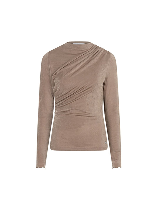 Lofty Manner - Top Jimmi - Draped Uni - Taupe