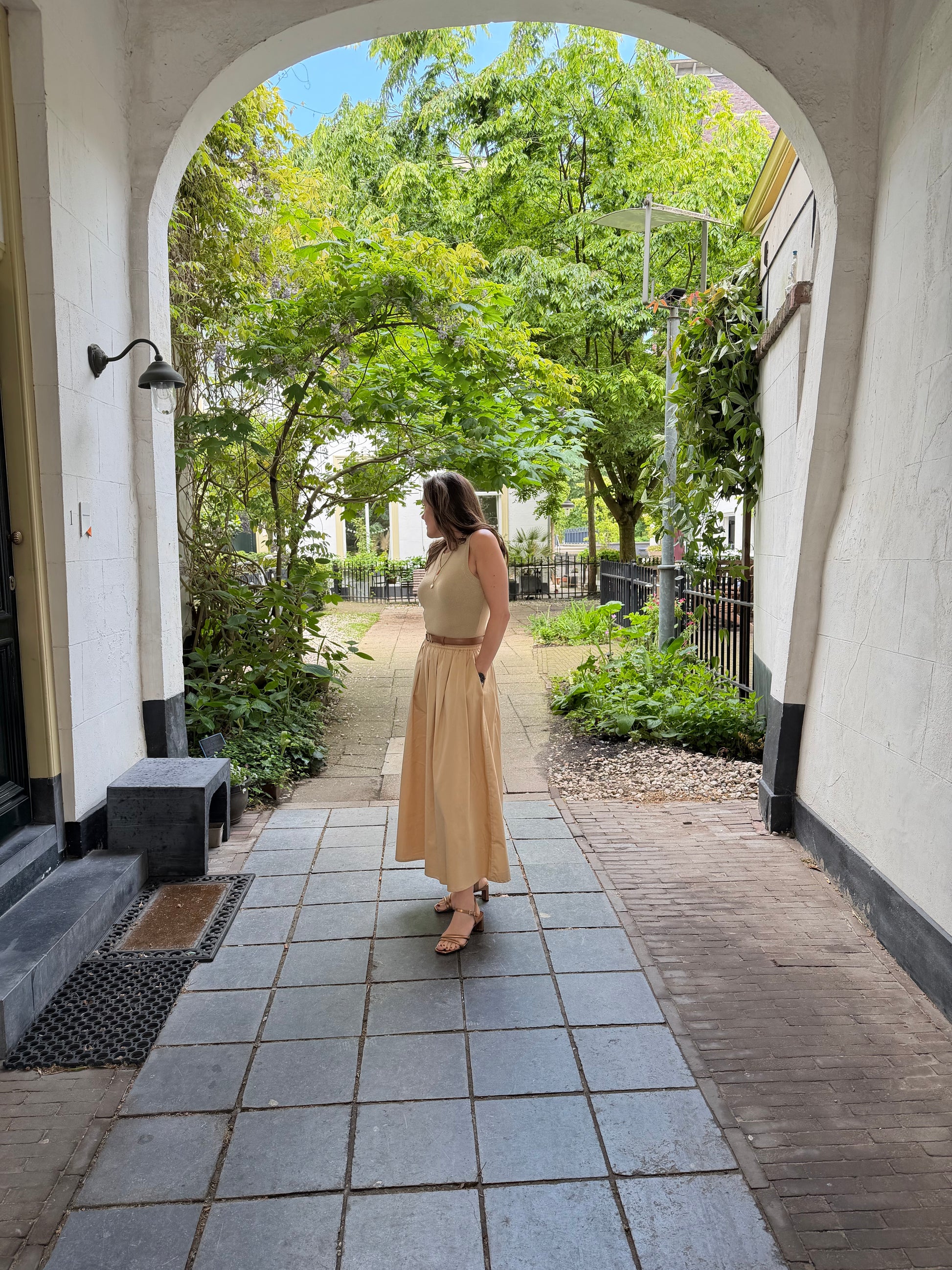 Amaya Amsterdam - Sutton Skirt - Beige - Marve Amsterdam