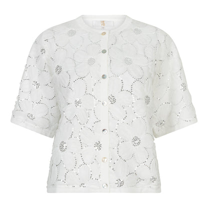 Heyb - Suki Cardigan - White - Marve Amsterdam