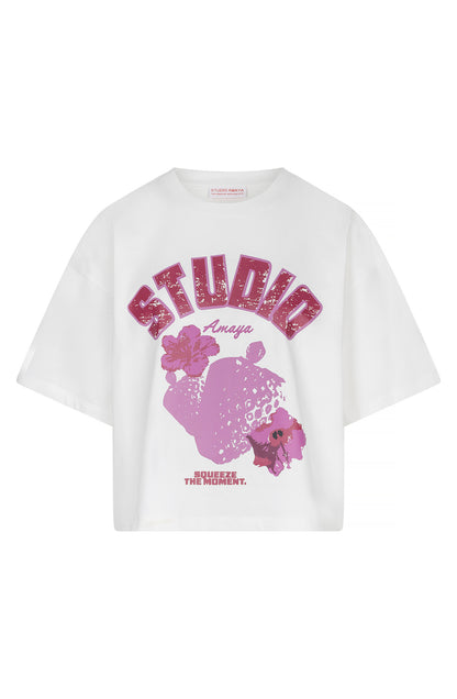 Studio Amaya - Fruits Shirt - White
