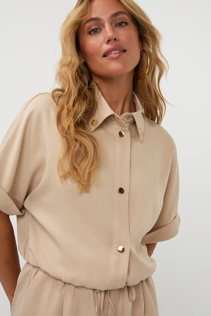 Amaya Amsterdam - Sam Top - Beige - Marve Amsterdam