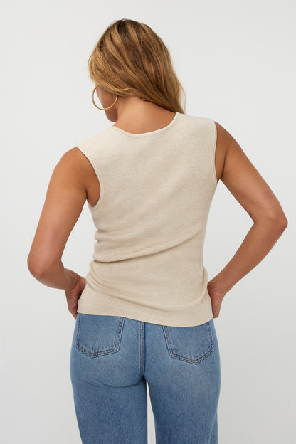 Amaya Amsterdam - Sunroot Top - Beige - Marve Amsterdam