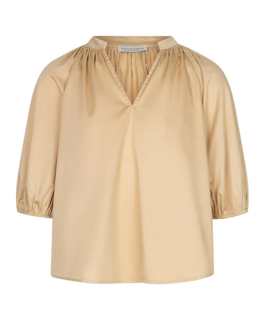Amaya Amsterdam - Elsie Blouse - Beige
