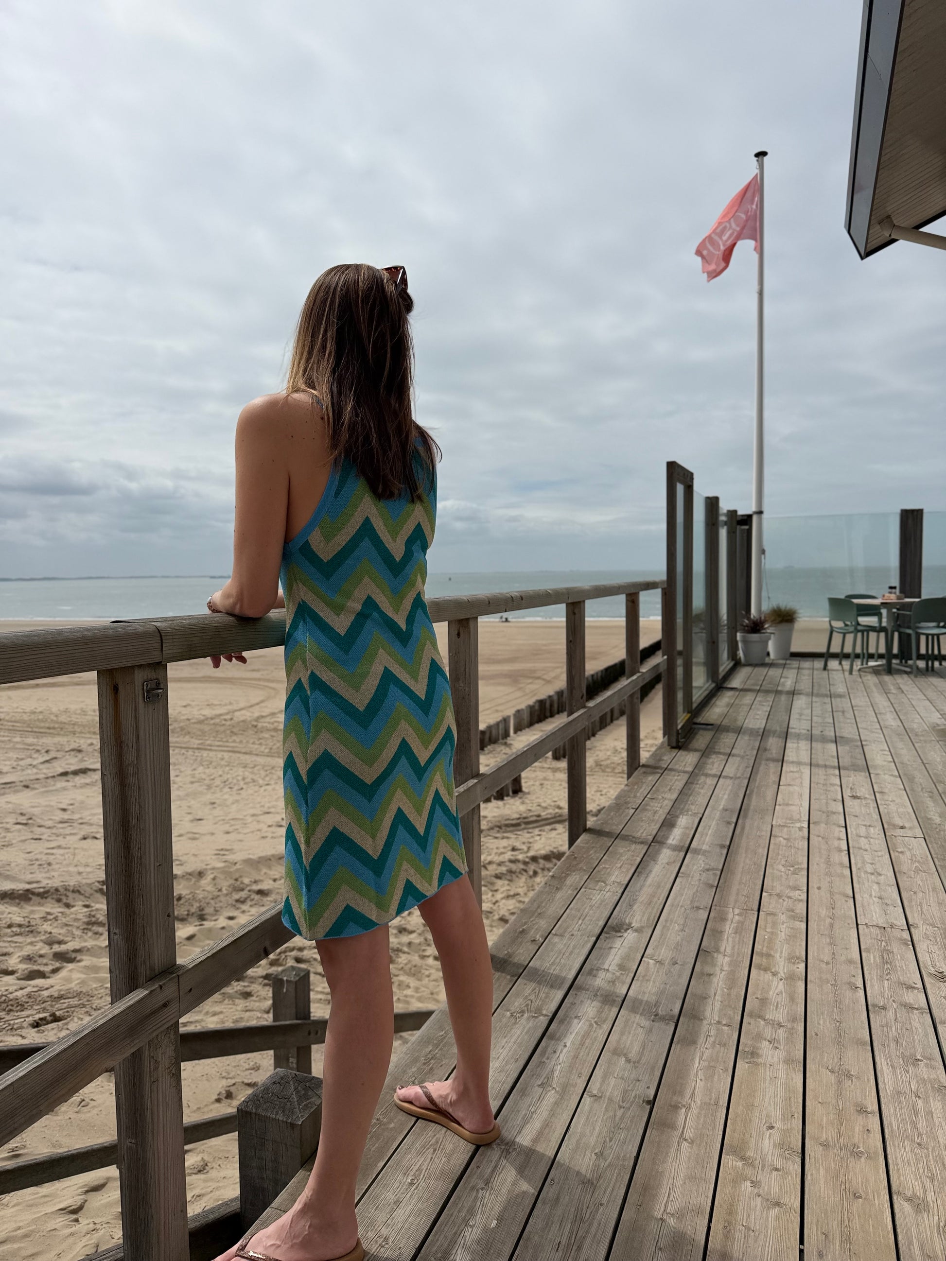 Heyb - Aruba Dress - Blue Gold - Marve Amsterdam