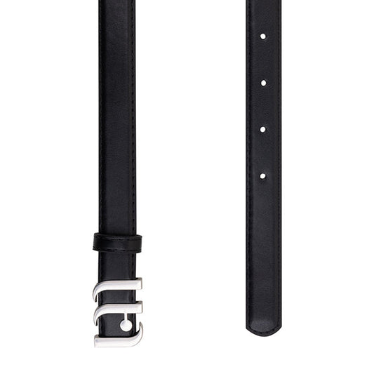 Lofty Manner - Belt Yuna - Vegan Leather - Black/Silver