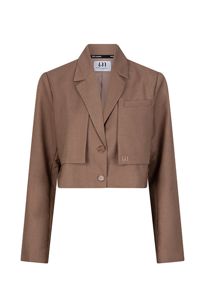 Lofty Manner - Blazer Donja - Cropped - Beige