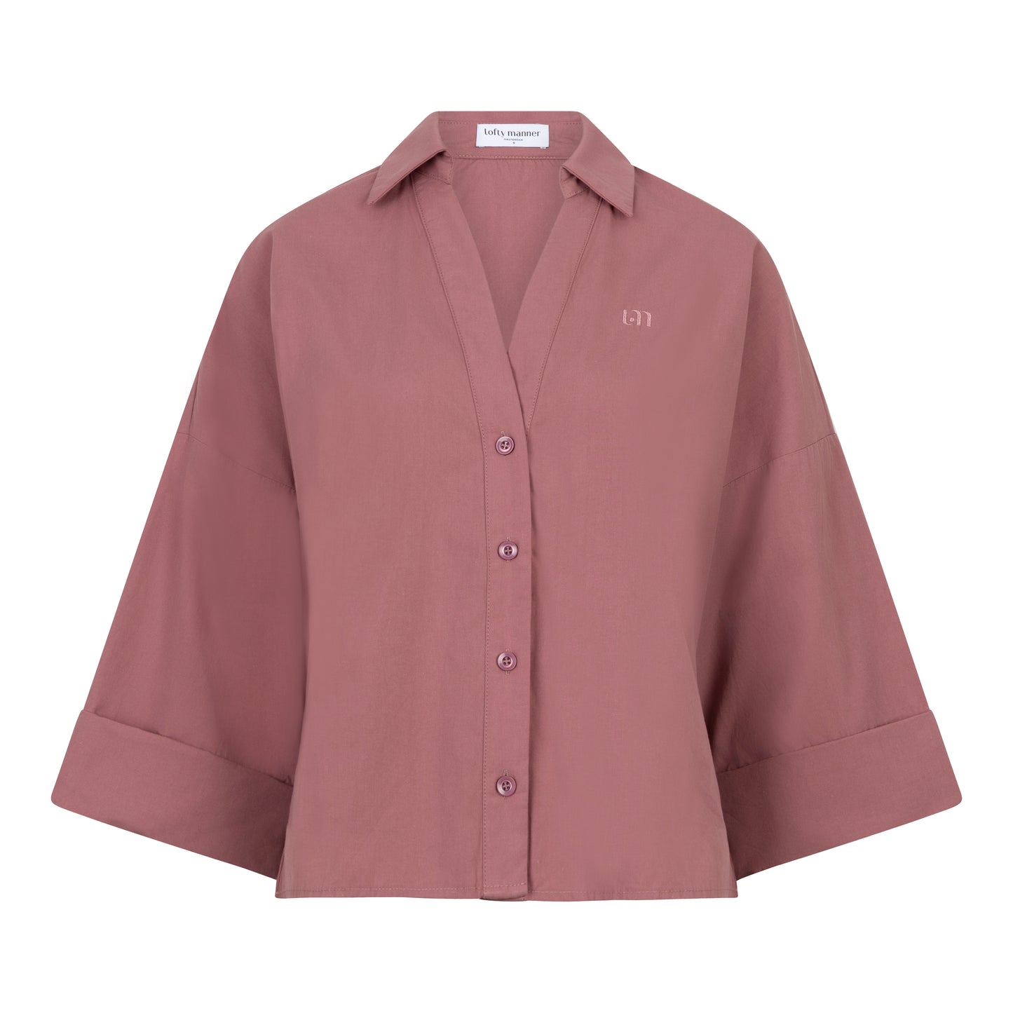 Lofty Manner - Blouse Selou - Mauve pink - Marve Amsterdam