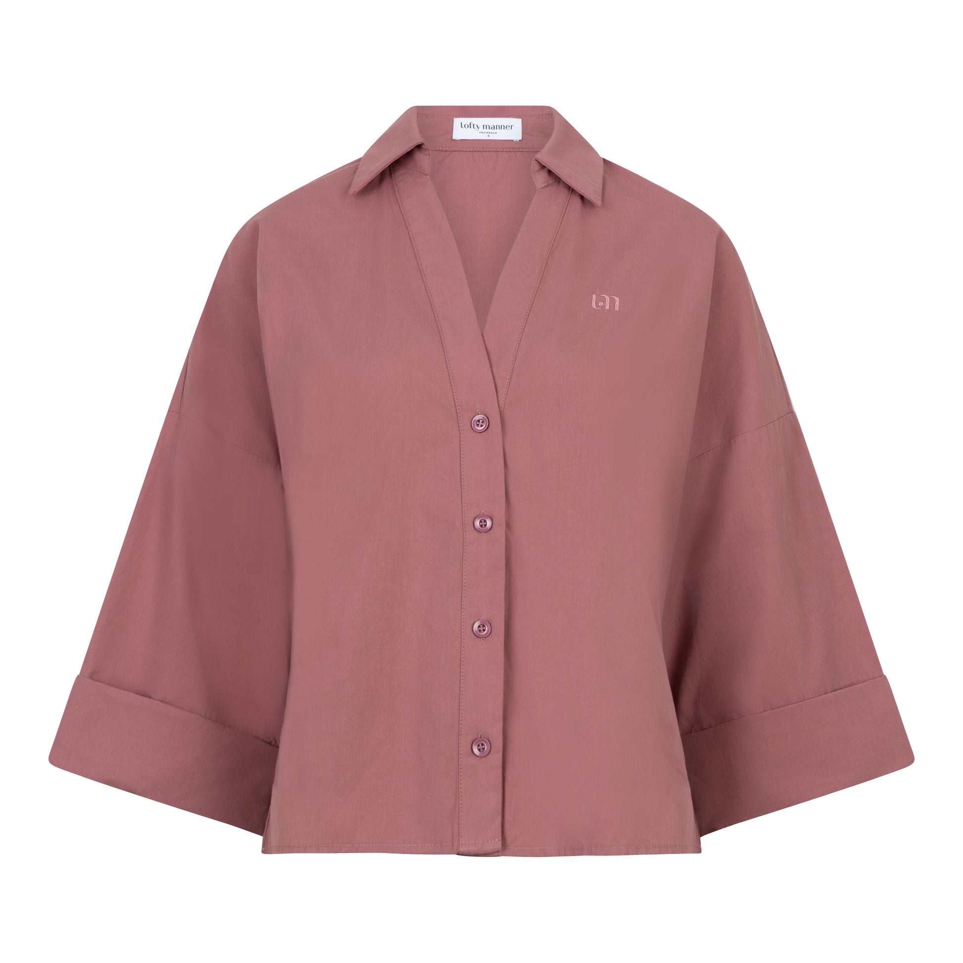 Lofty Manner - Blouse Selou - Mauve pink - Marve Amsterdam