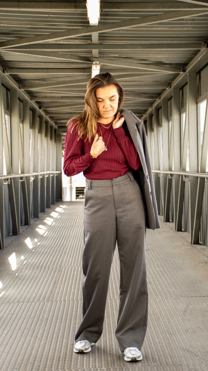 Lofty Manner- Top Thyrsa - Burgundy - Red