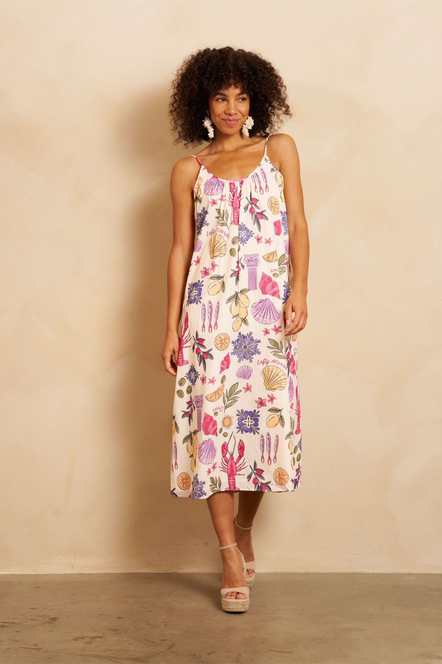 Lofty Manner - Dress Aileen - Multi Element Print