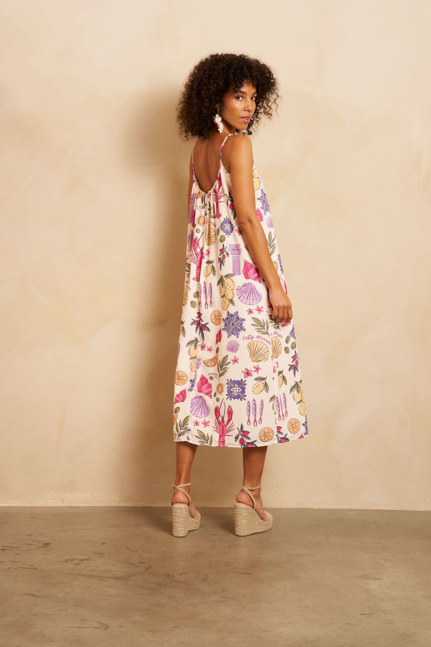 Lofty Manner - Dress Aileen - Multi Element Print