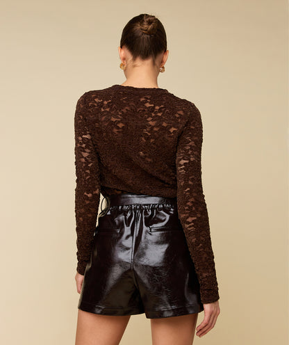 Heyb - Laya Shorts - Dark Brown